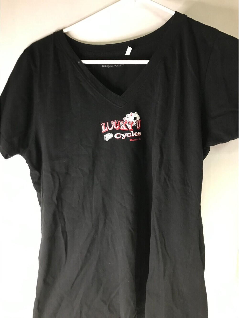 Lucky U Cycles T Shirt Women's Size M Wildwood Fl